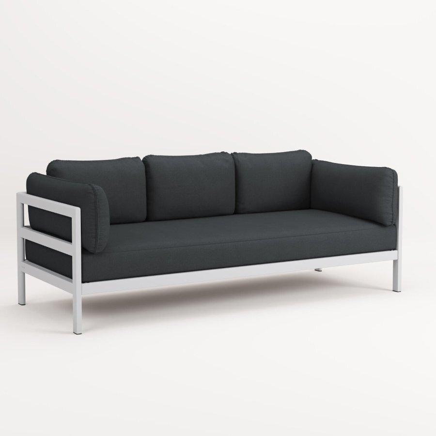 TIPTOE EASY SOFA 3 TO 4 SEATS - AUSTRAL GREY - SLATE GREY