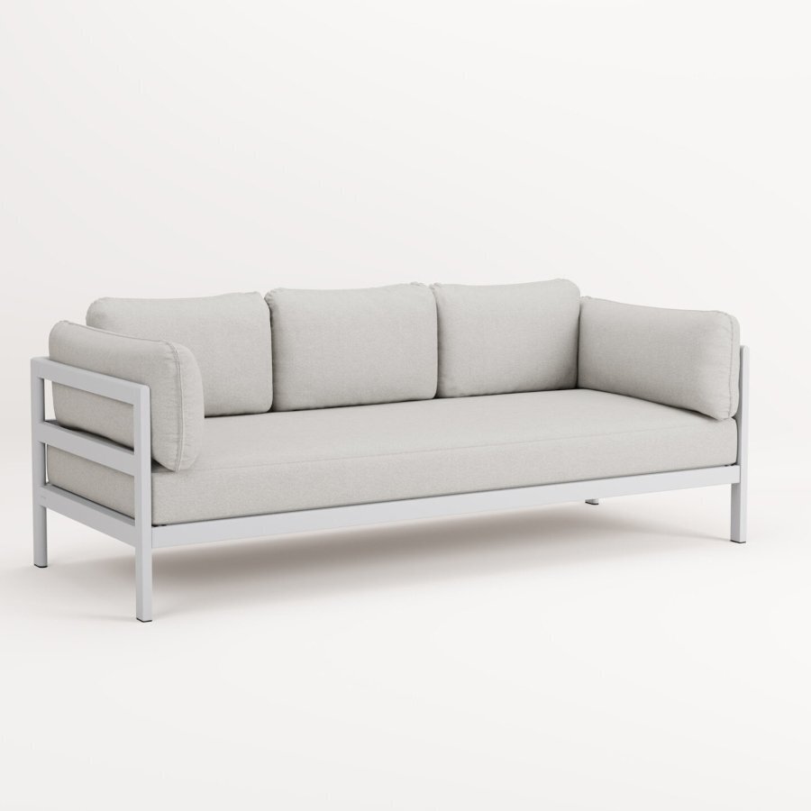 TIPTOE EASY SOFA 3 TO 4 SEATS - AUSTRAL GREY - HEATHER GREY