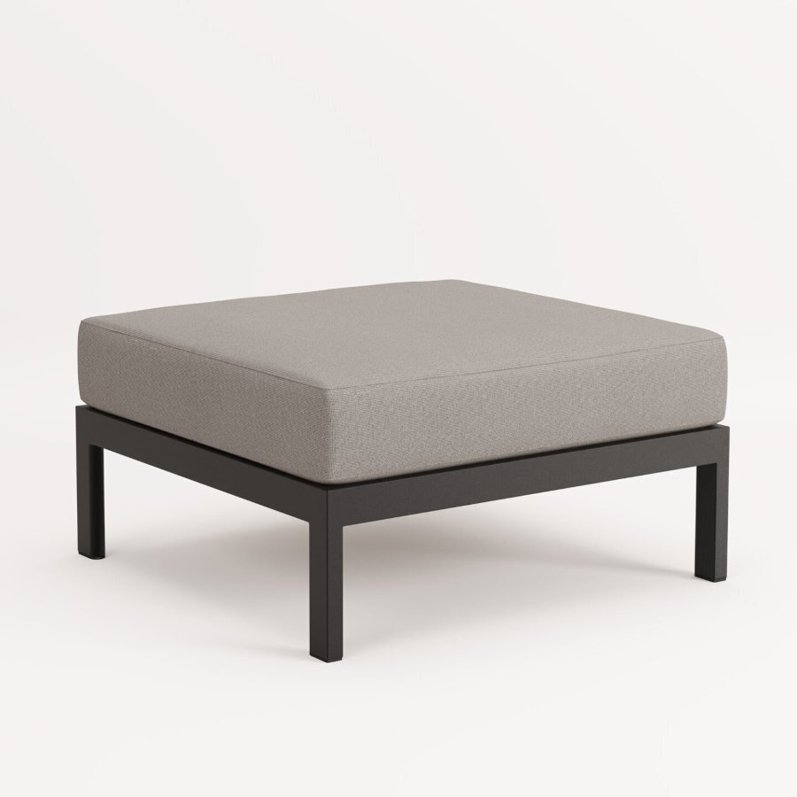 EASY OTTOMAN – CORNER UNIT - GRAPHITE BLACK - SAND BEIGE