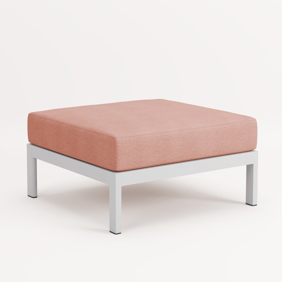 EASY OTTOMAN – CORNER UNIT - AUSTRAL GREY - VINTAGE PINK