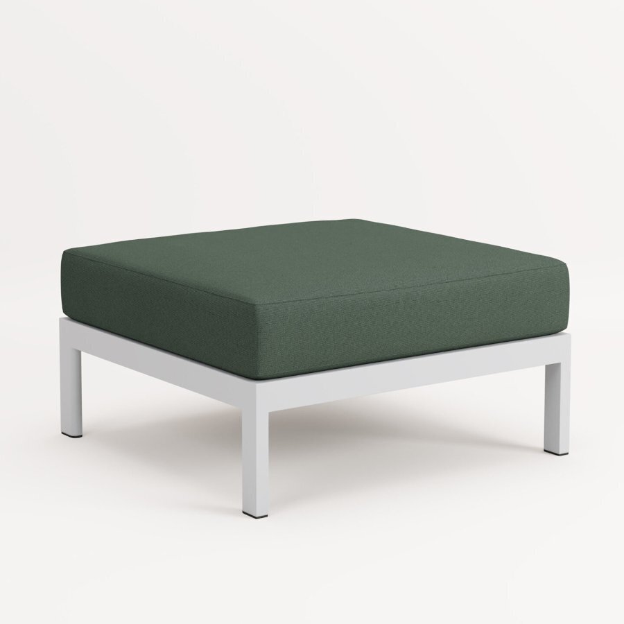 EASY OTTOMAN – CORNER UNIT - GRAPHITE BLACK - FOREST GREEN 