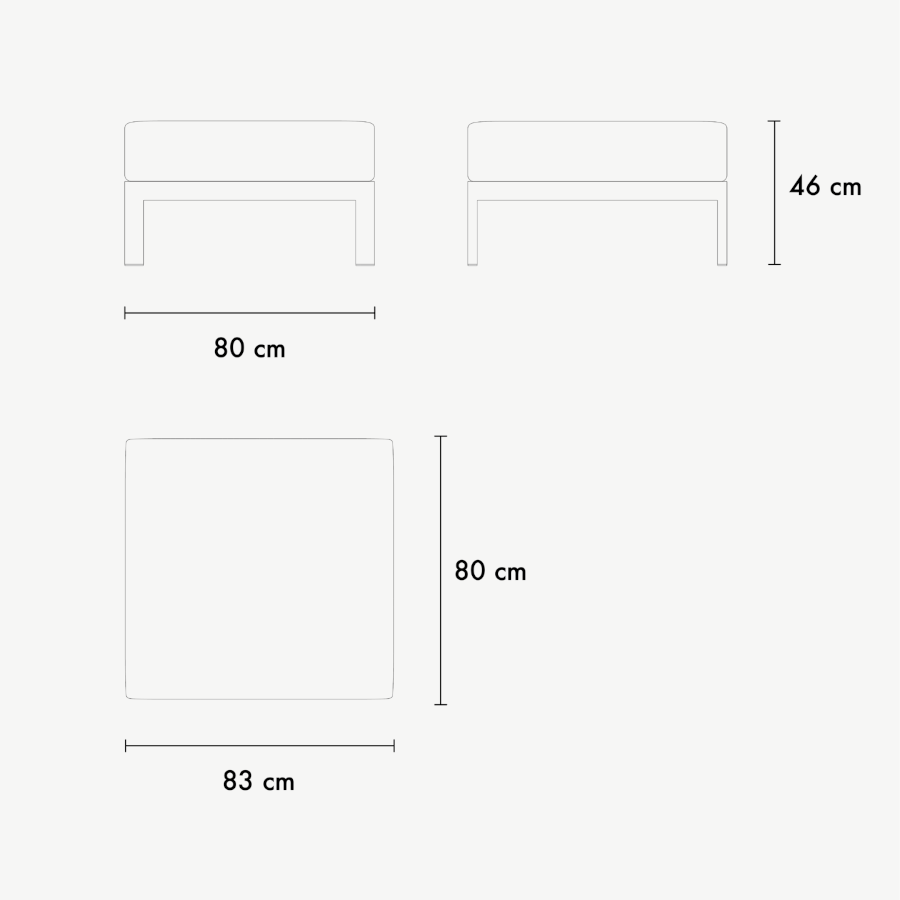 EASY OTTOMAN – CORNER UNIT