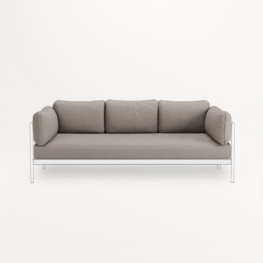 TIPTOE EASY SOFA COVERS SET - 3 TO 4 SEATER - SAND BEIGE