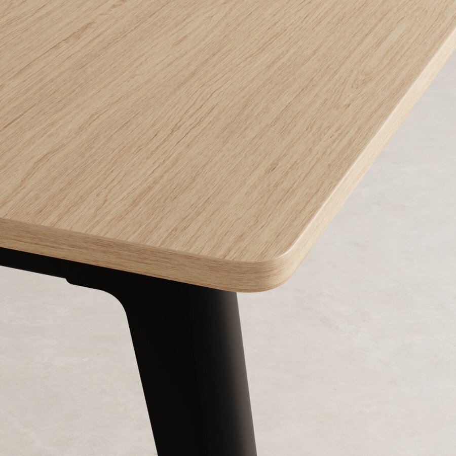 Tiptoe NEW MODERN desk – eco–certified wood - Graphite Black