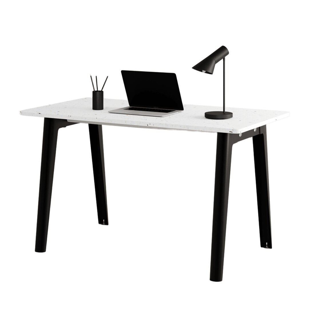 Tiptoe NEW MODERN desk – recycled plastic - 130 X 70 cm - Graphite Black