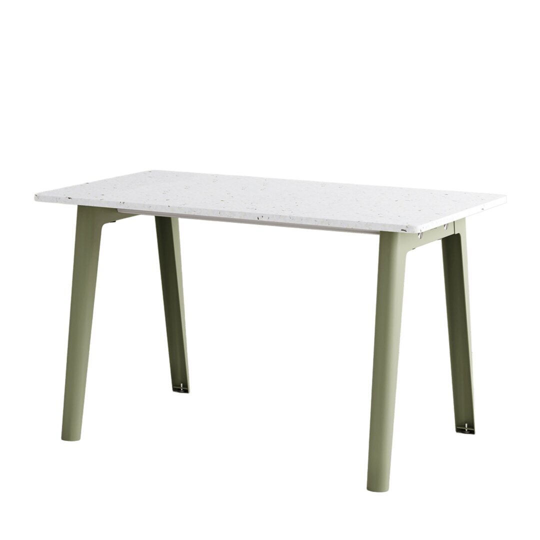 Tiptoe NEW MODERN desk – recycled plastic - 130 X 70 cm - Khaki Green