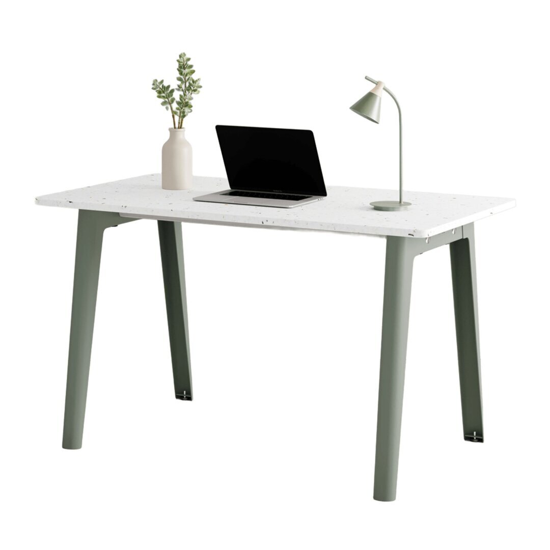 Tiptoe NEW MODERN desk – recycled plastic - 130 X 70 cm - Eucalyptus Grey