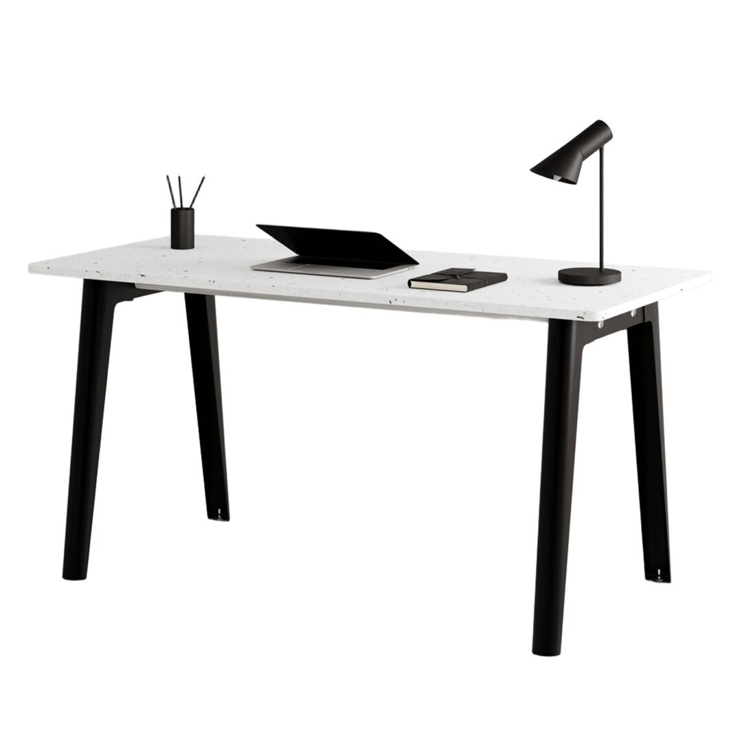 Tiptoe NEW MODERN desk – recycled plastic - 150 X 70 cm - Graphite Black