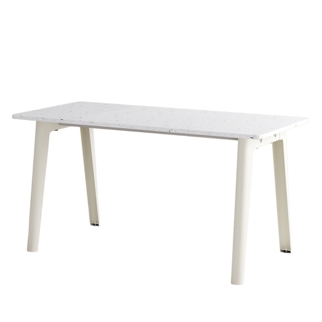 Tiptoe NEW MODERN desk – recycled plastic - 150 X 70 cm - Cream White