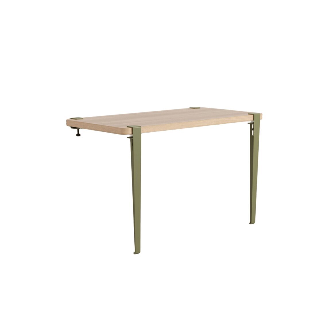 Tiptoe Wall desk – eco–certified wood - Khaki Green
