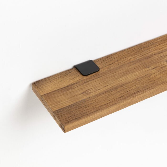 Tiptoe Reclaimed wood shelf - 60x20cm - Graphite Black