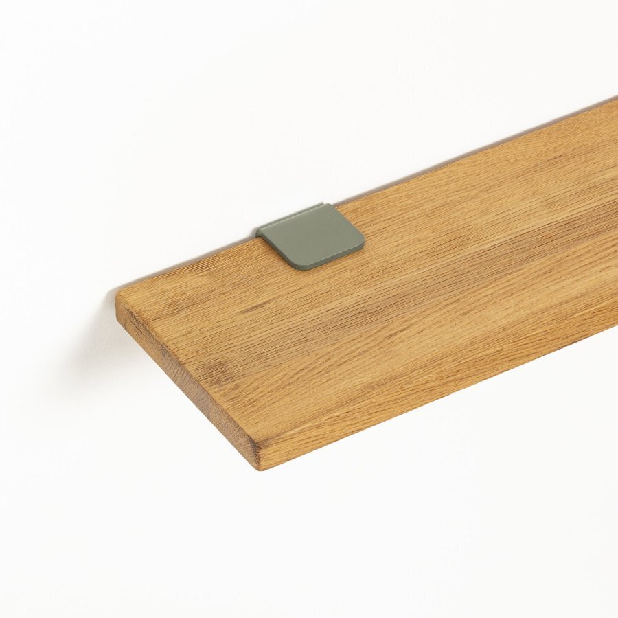 Tiptoe Reclaimed wood shelf - 120x20cm - Eucalyptus Grey