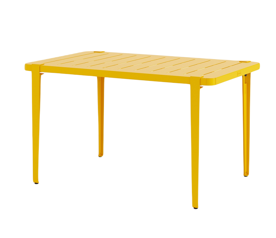Tiptoe Midi Outdoor Table - Tisch - Sun Yellow - L130 x H75 x T80 cm