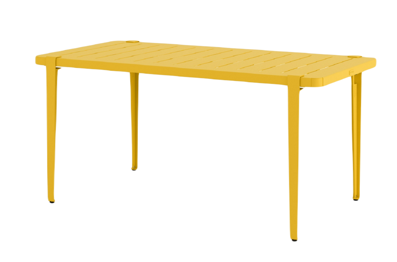 Tiptoe Midi Outdoor Table - Tisch - Sun Yellow - L160 x H75 x T80 cm