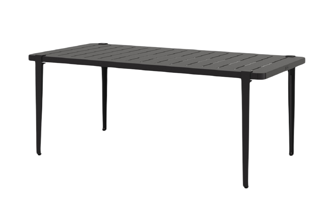 Tiptoe Midi Outdoor Table - Tisch - Graphite black - L190 x H75 x T90 cm