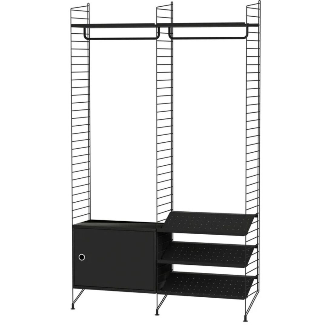 String_Furniture_System_Flur_S_Schwarz