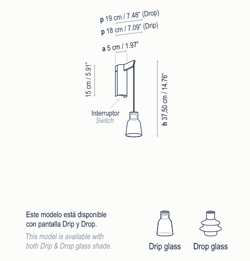 Bover Drip/Drop A/01 Wand