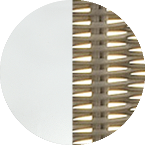 Bover Atticus P/114 Outdoor - Natural White – Light Beige Shade