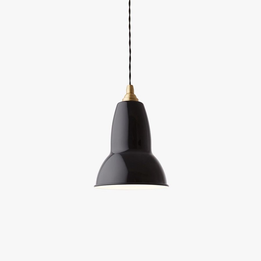 Anglepoise Original 1227 Brass Pendant - Jet Black