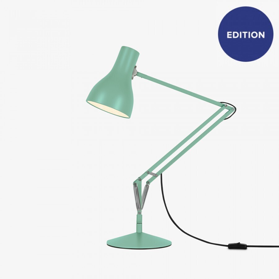 Anglepoise Type 75 Desk Lamp - Margaret Howell - Saxon Blue Edition - Seagrass Edition
