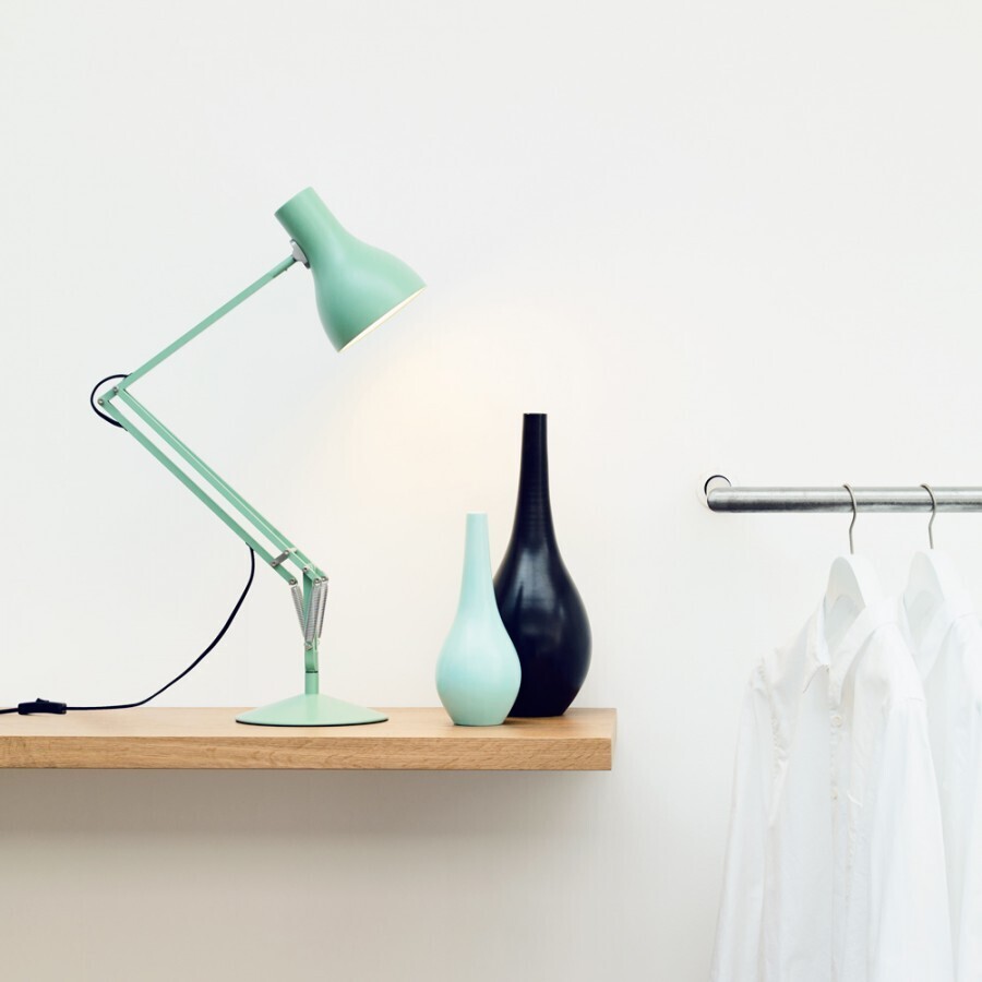 Anglepoise Type 75 Desk Lamp - Margaret Howell - Saxon Blue Edition - Seagrass Edition