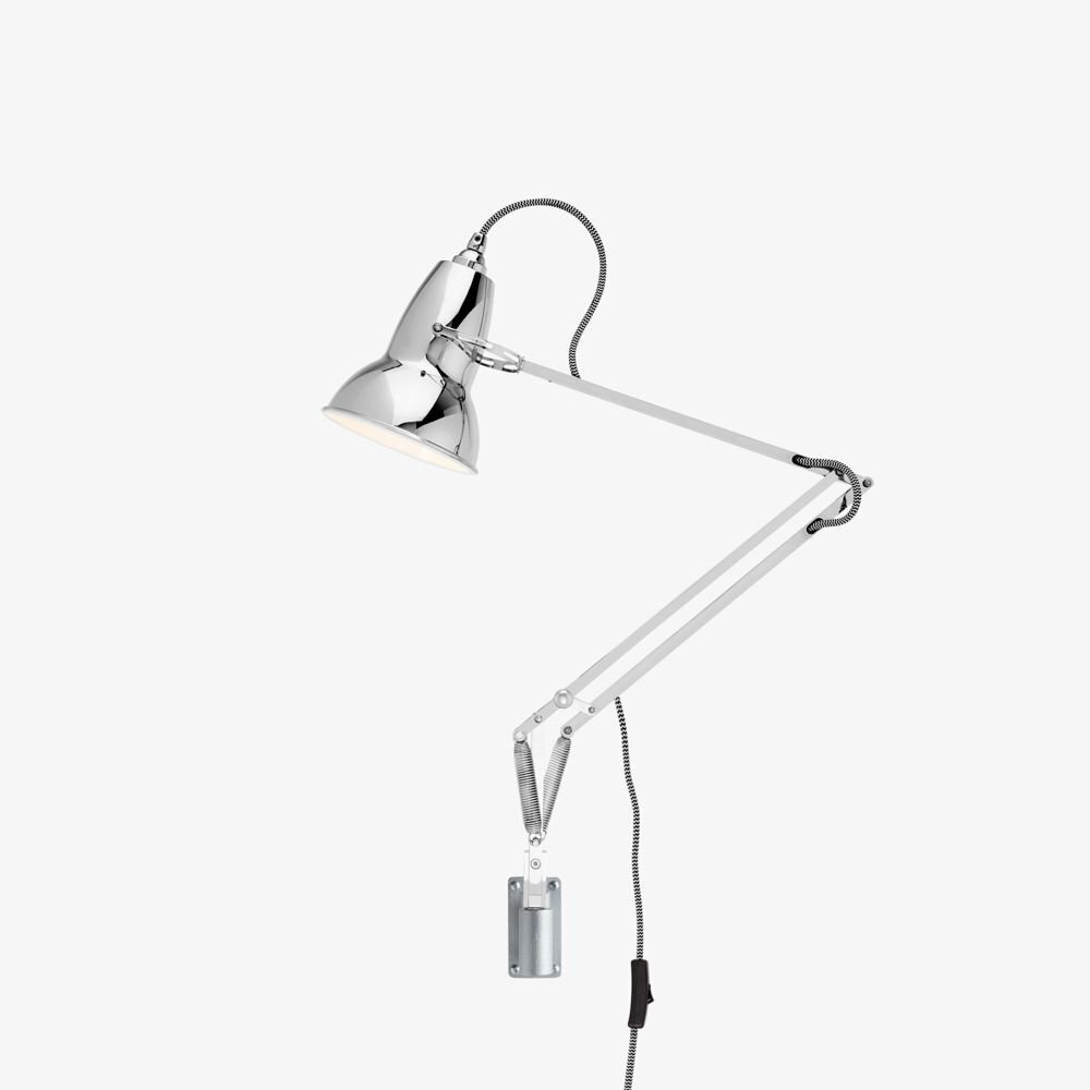 Anglepoise Original 1227 Lamp with Wall Bracket - Bright Chrome