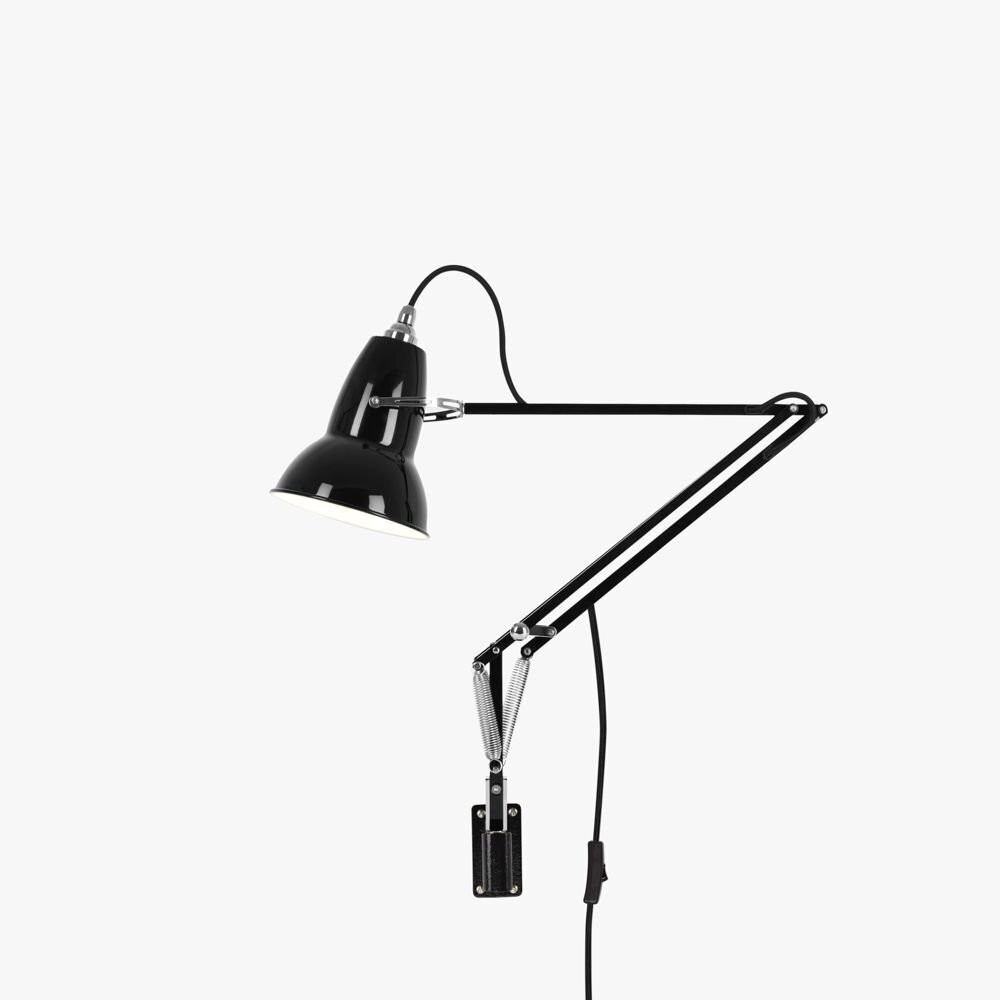Anglepoise Original 1227 Lamp with Wall Bracket - Jet Black