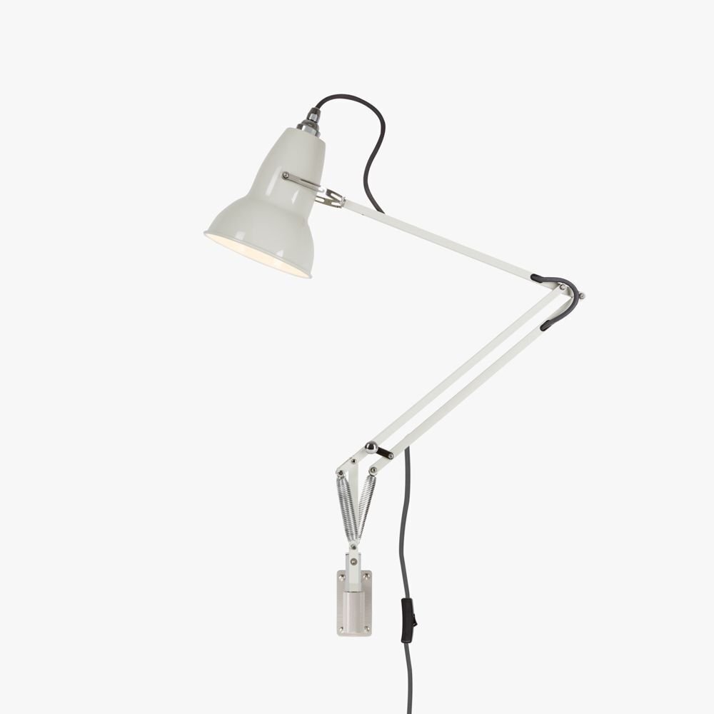 Anglepoise Original 1227 Lamp with Wall Bracket - Linen White