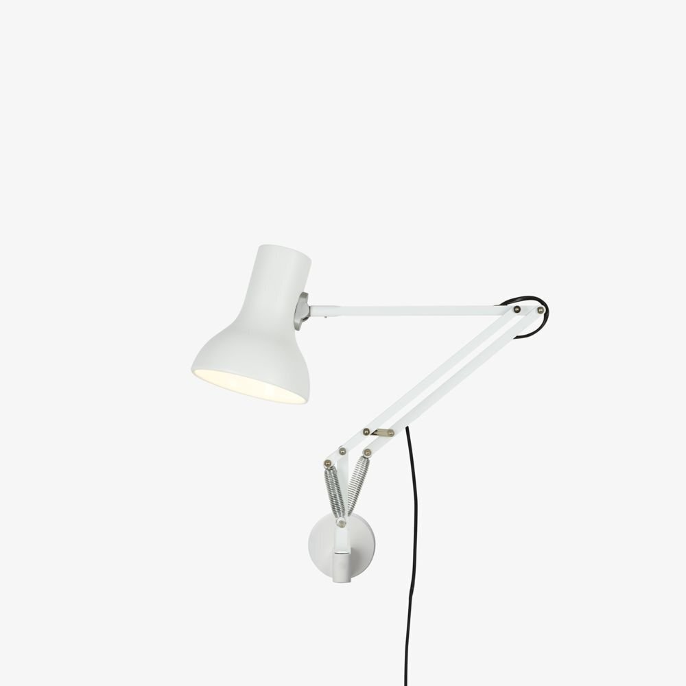 Anglepoise Type 75 Mini Lamp with Wall Bracket - Alpine White