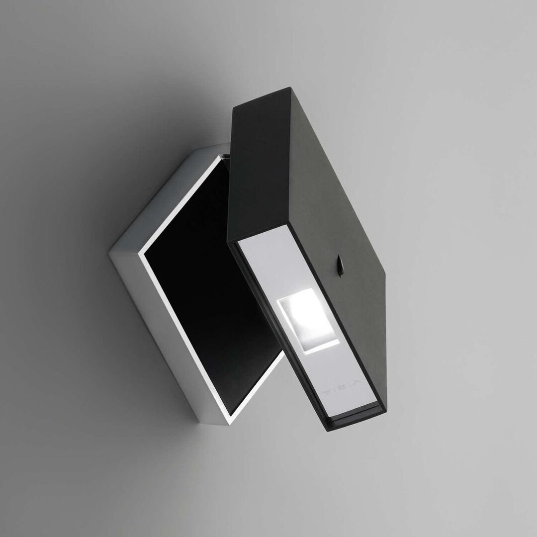 Vibia Alpha 7940 LED Wandleuchte - schwarz/lackiert