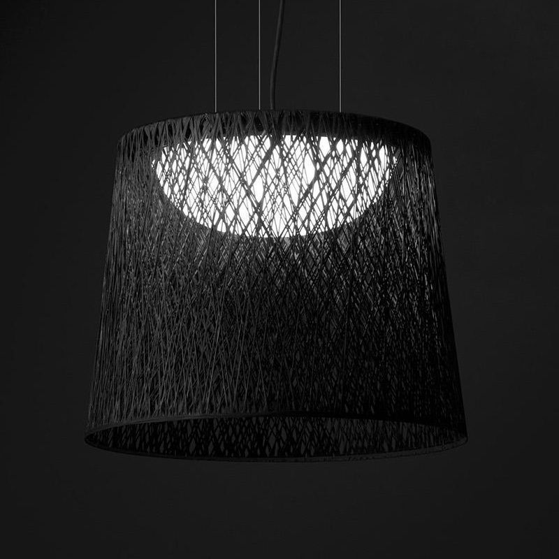 Vibia Wind Outdoor Pendelleuchte - schwarz/Größe 2/48x60cm
