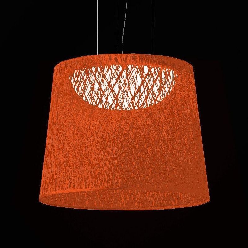 Vibia Wind Outdoor Pendelleuchte - orange/Größe 2/48x60cm