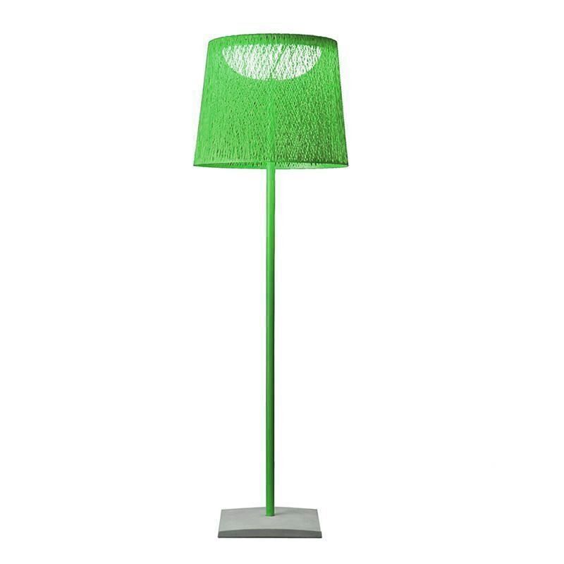 Vibia Wind Outdoor Stehleuchte - grün/Gestell grün lackiert