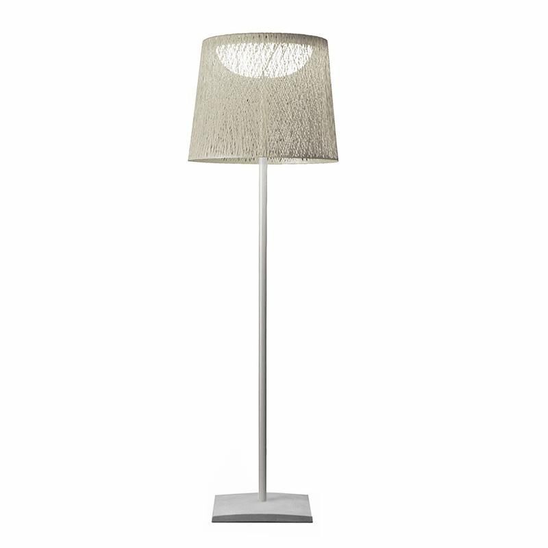 Vibia Wind Outdoor Stehleuchte - weiß/Gestell weiß lackiert