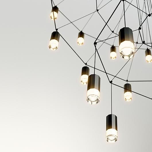 Vibia Wireflow Chandelier 0315 - Pendelleuchte