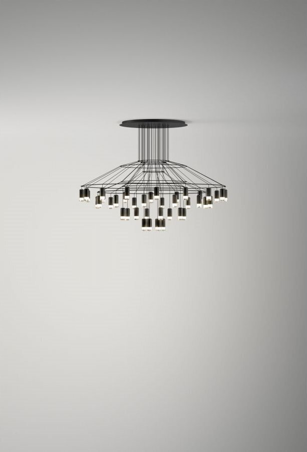 Vibia Wireflow Chandelier 0376 LED Kronleuchter Pendelleuchte