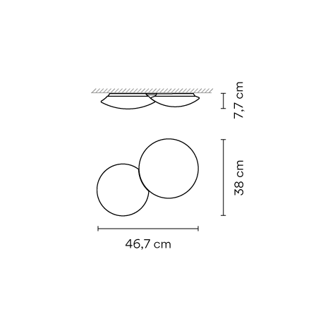 Vibia Puck 5432 LED Deckenleuchte