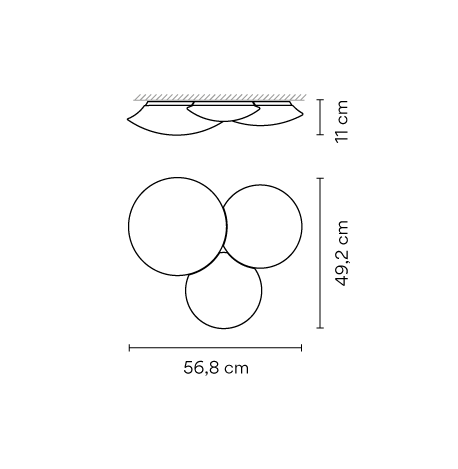 Vibia Puck 5437 LED Deckenleuchte