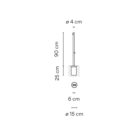 Vibia Bamboo - Aussenleuchte-4804