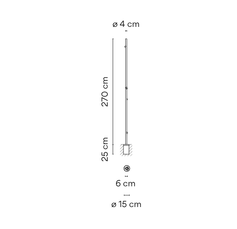 Vibia Bamboo - Aussenleuchte-4805