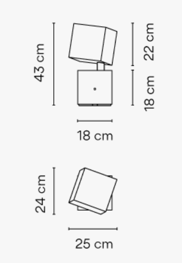 Vibia Break - Aussenstehleuchte-4106