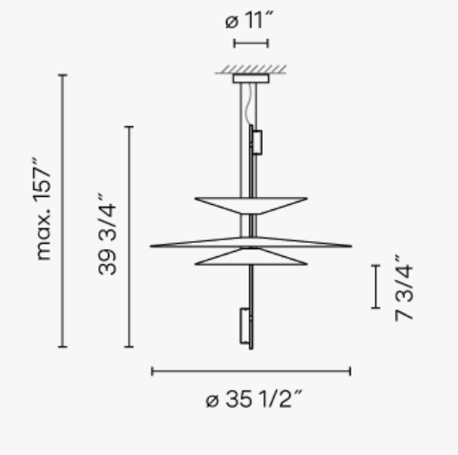 Vibia Flamingo - Pendelleuchte-1530