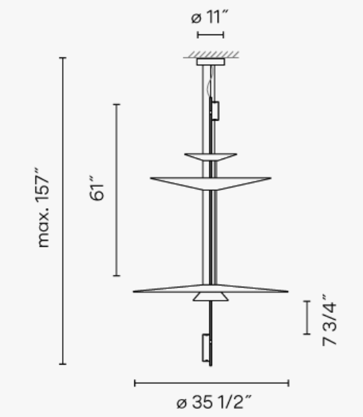 Vibia Flamingo - Pendelleuchte-1560