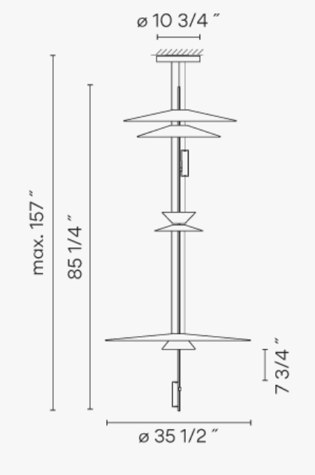 Vibia Flamingo - Pendelleuchte-1570