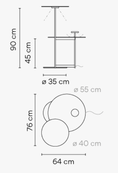Vibia Flat 5945/5950 - Stehleuchte - 5945