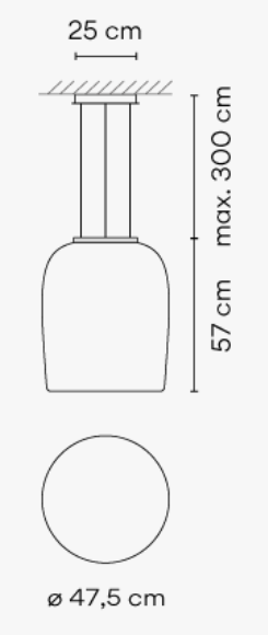 Vibia Ghost 4987 - Pendelleuchte