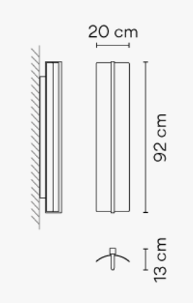 Vibia Kontur - Wandleuchte - 6414