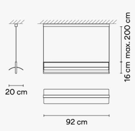Vibia Kontur - Pendelleuchte - 6434