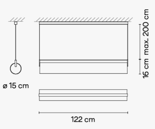 Vibia Kontur - Pendelleuchte - 6476