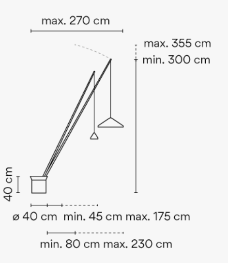 Vibia North - Stehleuchte - 5605